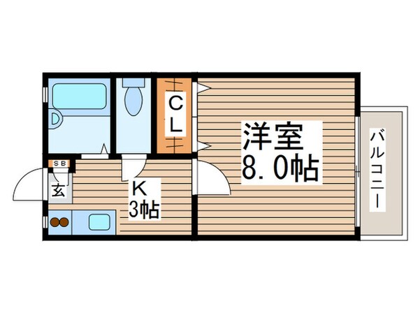 サンハイムの物件間取画像